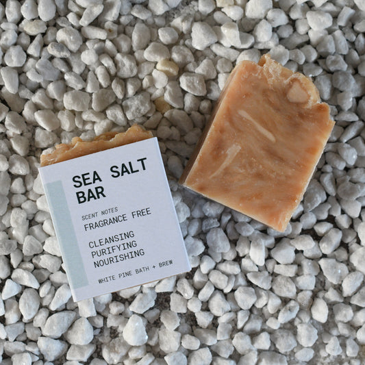 Sea Salt Bar Mini Beer Soap - Fragrance Free