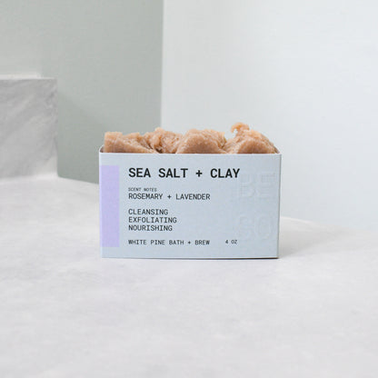 Sea Salt + Clay Beer Soap Self Care Set