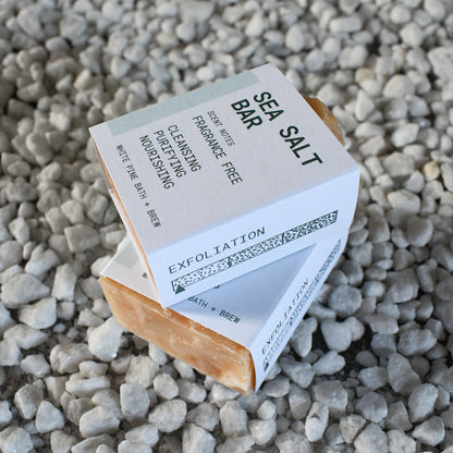 Sea Salt Bar Mini Beer Soap - Fragrance Free