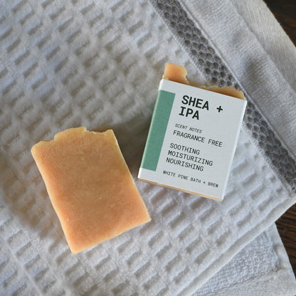 Shea + IPA Mini Beer Soap - Fragrance Free