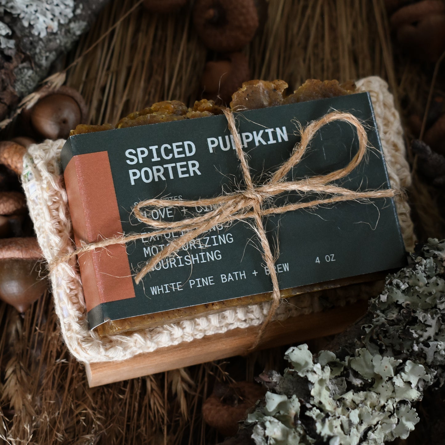 Spiced Pumpkin Porter Beer Soap Self Care Set