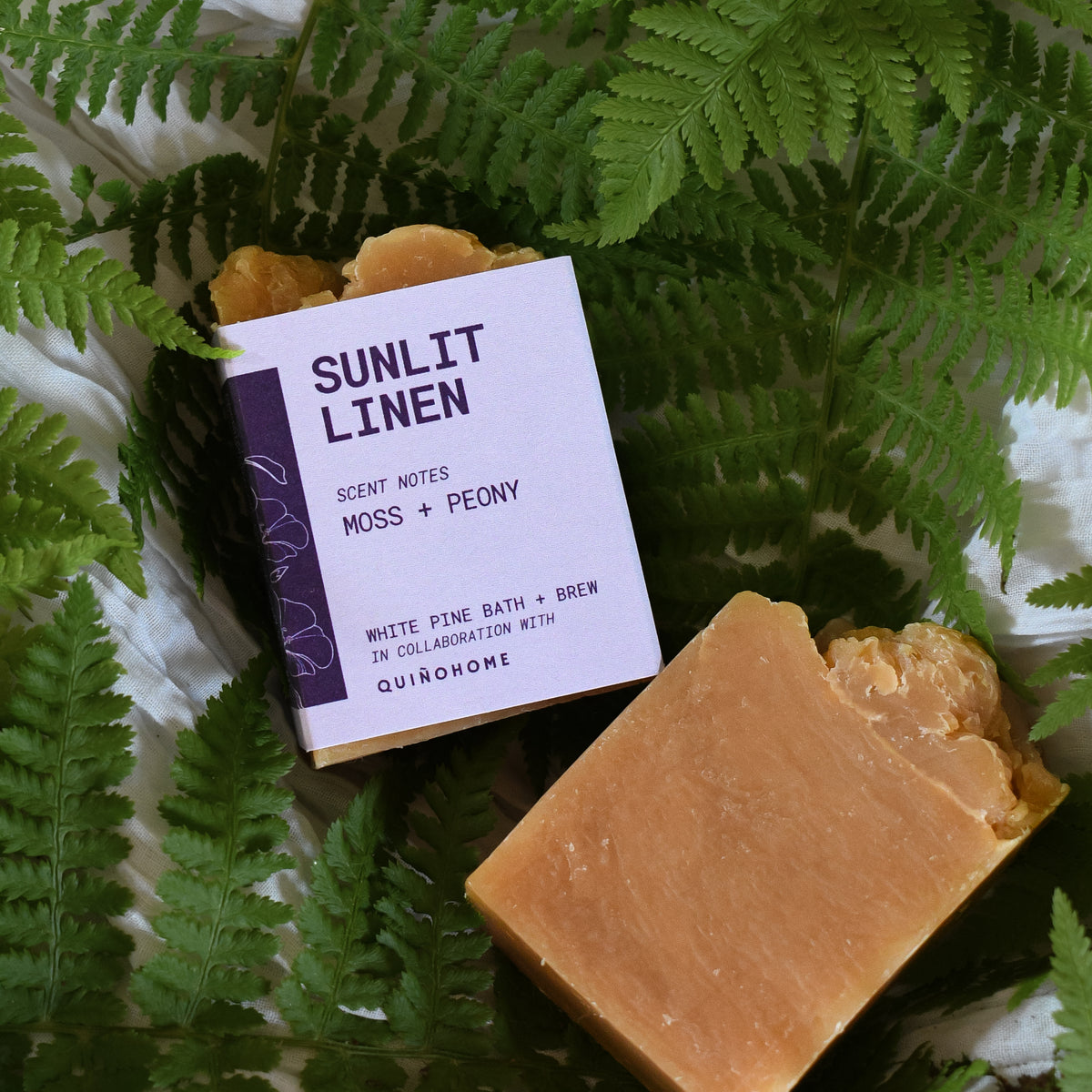 Sunlit Linen Mini Beer Soap