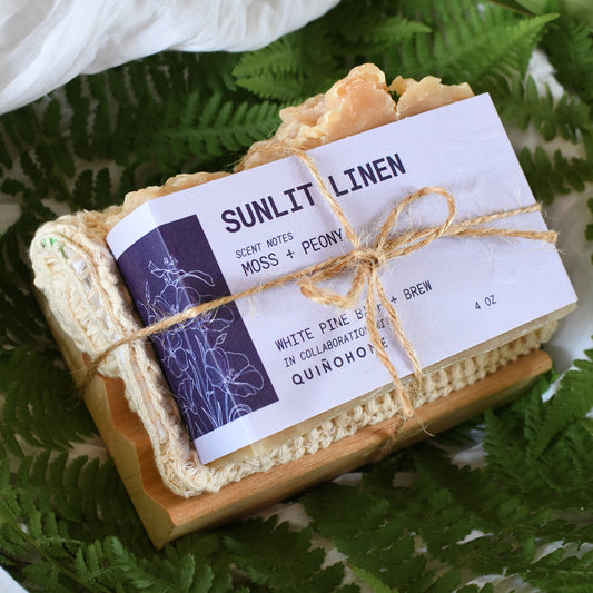 Sunlit Linen Beer Soap Self Care Set