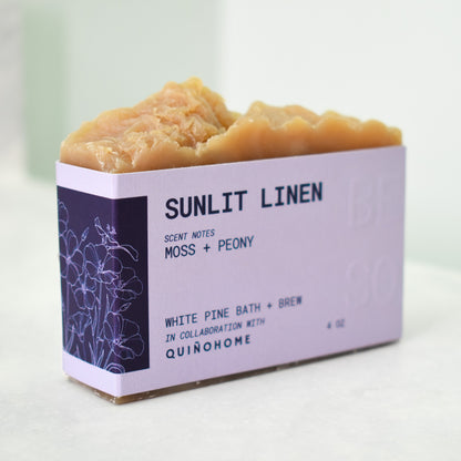 Sunlit Linen Beer Soap Self Care Set