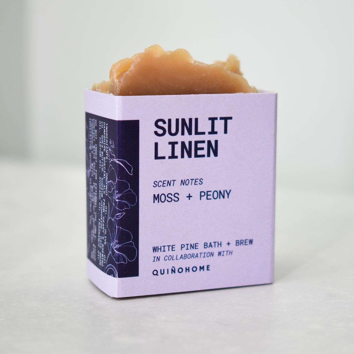 Sunlit Linen Mini Beer Soap