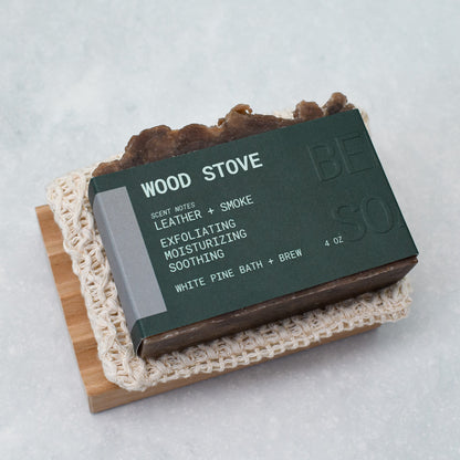 Wood Stove Beer Soap Self Care Set