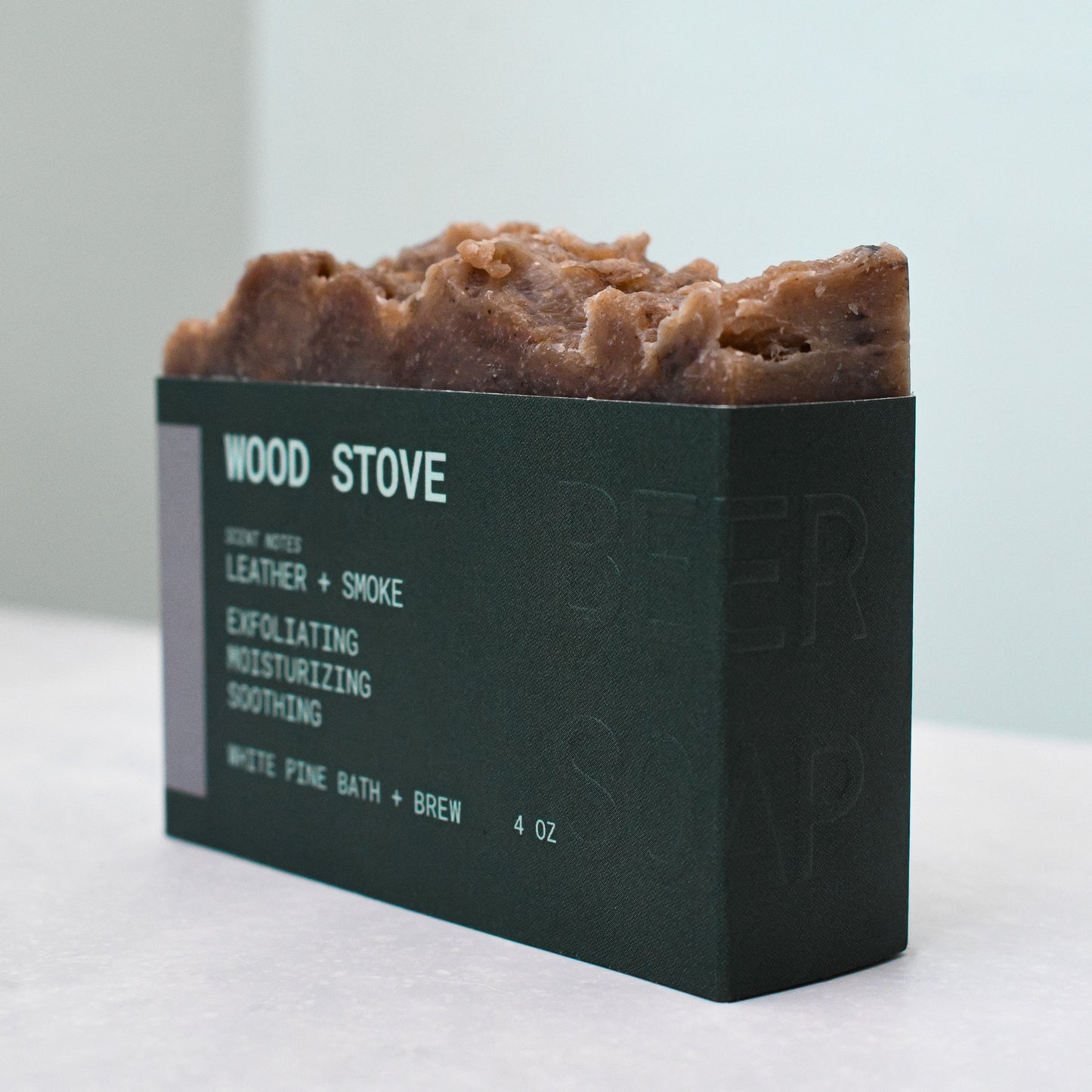 Wood Stove Beer Soap