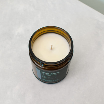 Wood Stove Candle