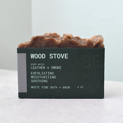 Wood Stove Beer Soap Self Care Set